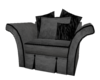Black/Grey Tiger chair