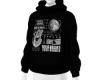 black graph hoodie