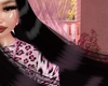 black animated hair