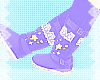 [An] happy purple Boot