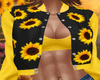 Sunflower Varsity Jacket