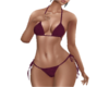 llt bikini burgundy purp