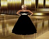 MP~BLK/GOLD GOWN