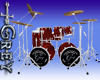 Grey™ Drums - Red Silk