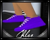 Purple Flat Kicks M