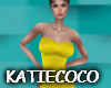 Pinup vintage yellow