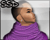 SSD|Purple sweater scarf