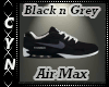 Black n Grey Air Max