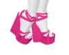 Pink Wedge Heel
