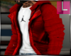 Red Thick Winter Coat
