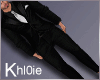 K NYE silver black suit