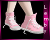 *L* Pink Kid Sneakers