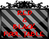 Red & Black Pool Table