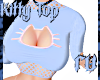 #RU Blue Kitty Top