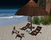 Romantic beach chairs