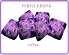 PURPLE KISSING CUSHIONS
