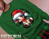 Green sweater M