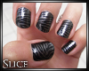 s/ Black Zebra Nails