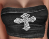 Cross Top Black