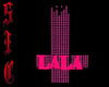 Lala's product banner
