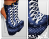 Yvonne Navy Boots