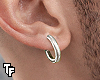r. Silver earring