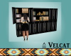 V:  Black Office Shelf