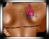 Colorful Music Notes Tat