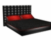BLACK /RED POSELESS BED