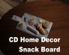CD Home Decor Snack Tray