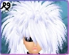 White Ice Furry Emo Hair