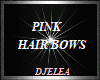 PINK HAIR BOWS