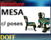 DOFF mesa c/ poses