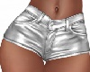 Leather Shorts RL-Silver