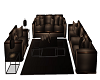 Brown/Copper Couch Set