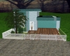 GarageWoodWhiteFenceGate
