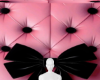 Black bow pink bg