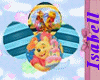 Pooh Bday Floor Balloons