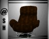 @sh* Brown leopard chair