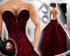 !! Magenta Red Gown
