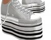 grey gym sneakers