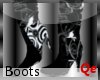 [G]Black-white boots