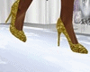 Gold Heel & Stockings