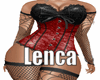 She is devil corset  red