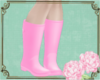 A: Rain boots pink