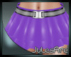 FIRE Purple Ruffle Skirt