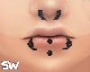 [SW] Lips Nose Piercings
