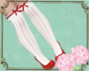 A: Stockings red white