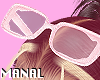 Hot pink glasses