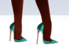 SC21 Teal Sequin Pump